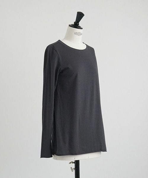 Mochi / home&miles.モチ / ホーム＆マイルズ.cotton silk cut&saw [charcoal grey]