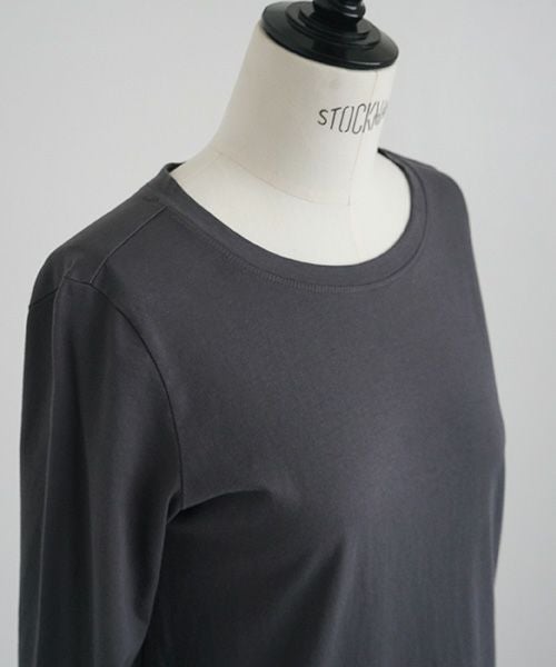 Mochi / home&miles.モチ / ホーム＆マイルズ.cotton silk cut&saw [charcoal grey]