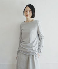 Mochi / home&miles.モチ / ホーム＆マイルズ.cotton silk cut&saw [grey fog]