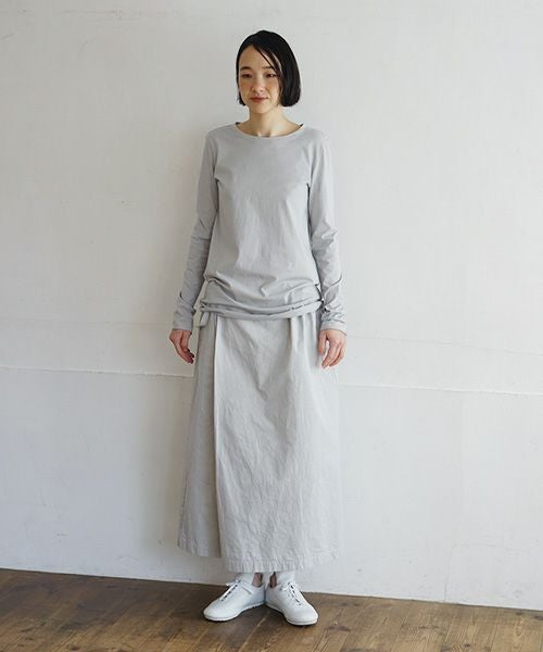 Mochi / home&miles.モチ / ホーム＆マイルズ.cotton silk cut&saw [grey fog]