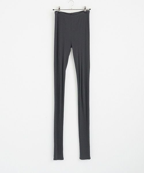 Mochi / home&miles.モチ / ホーム＆マイルズ.cotton silk leggings [charcoal grey]