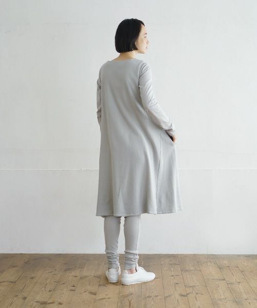 Mochi / home&miles.モチ / ホーム＆マイルズ.cotton silk leggings [grey fog]