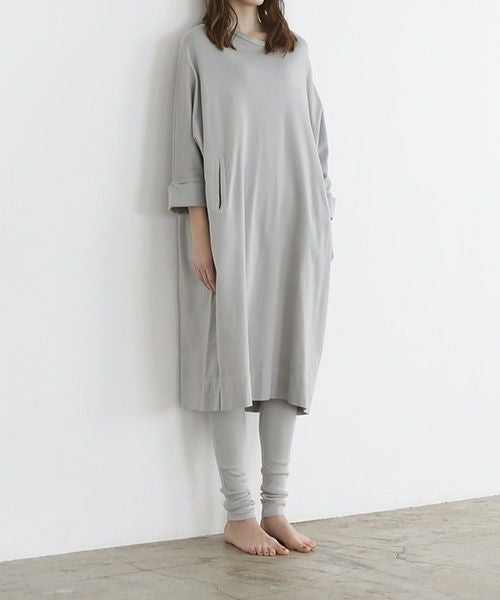 Mochi / home&miles.モチ / ホーム＆マイルズ.cotton silk leggings [grey fog]
