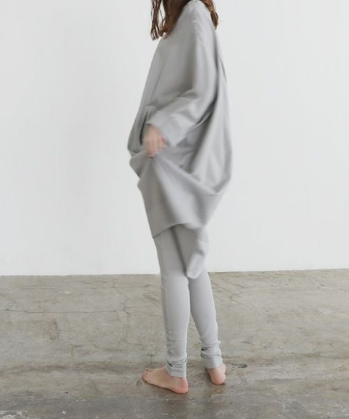 Mochi / home&miles.モチ / ホーム＆マイルズ.cotton silk leggings [grey fog]