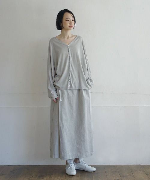 Mochi / home&miles.モチ / ホーム＆マイルズ.wrap pants [grey fog]