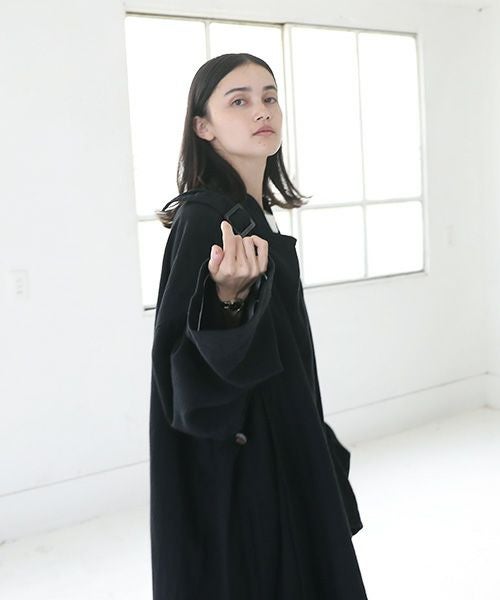 Edwina Hoerl.エドウィナホール.PILGERMANTEL[04/EH42C-01/black]_