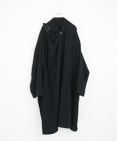 Edwina Hoerl.エドウィナホール.PILGERMANTEL[04/EH42C-01/black]_