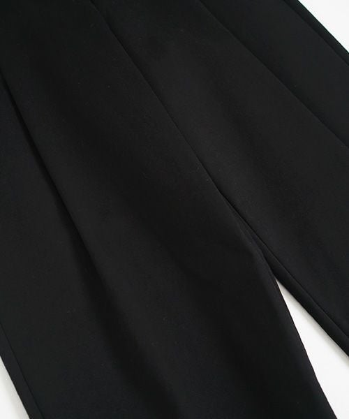 STUDIONICHOLSON スタジオニコルソン.PEACHED COTTON TWILL VOLUME PLEAT PANTS [SNW-145 / BLACK]