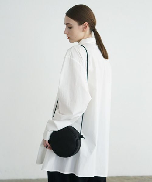 macromauro マクロマウロ.NO LETTER BAG CIRCLE S [BLACK]_