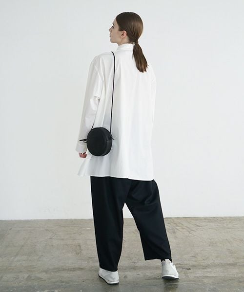 macromauro マクロマウロ.NO LETTER BAG CIRCLE S [BLACK]_