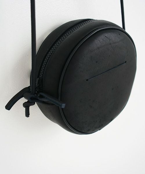 macromauro マクロマウロ.NO LETTER BAG CIRCLE S [BLACK]_