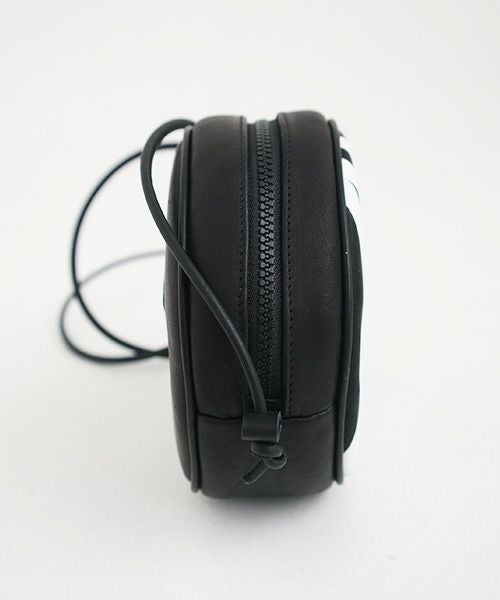 macromauro マクロマウロ.NO LETTER BAG CIRCLE S [BLACK]_