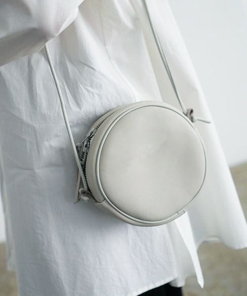 macromauro マクロマウロ.NO LETTER BAG CIRCLE S [GREY]_