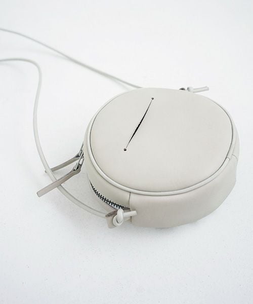 macromauro マクロマウロ.NO LETTER BAG CIRCLE S [GREY]_