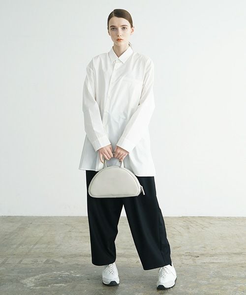 macromauro マクロマウロ.NO LETTER BAG SEMICIRCLE [GREY]_