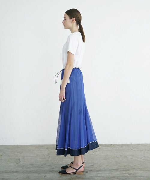 SWANLAKE スワンレイク .メッシュチューリップスカート [SK-1251/BLUE]