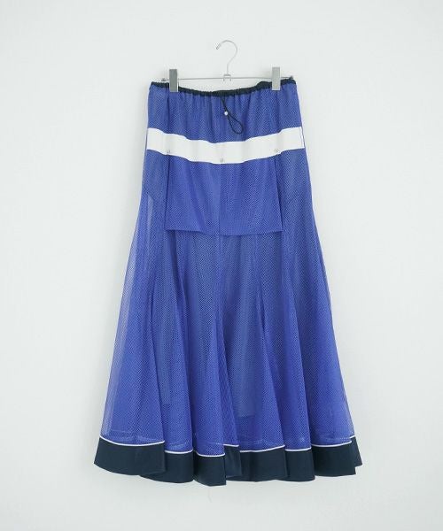 SWANLAKE スワンレイク .メッシュチューリップスカート [SK-1251/BLUE]