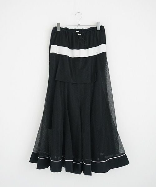 SWANLAKE スワンレイク .メッシュチューリップスカート [SK-1251/BALCK]