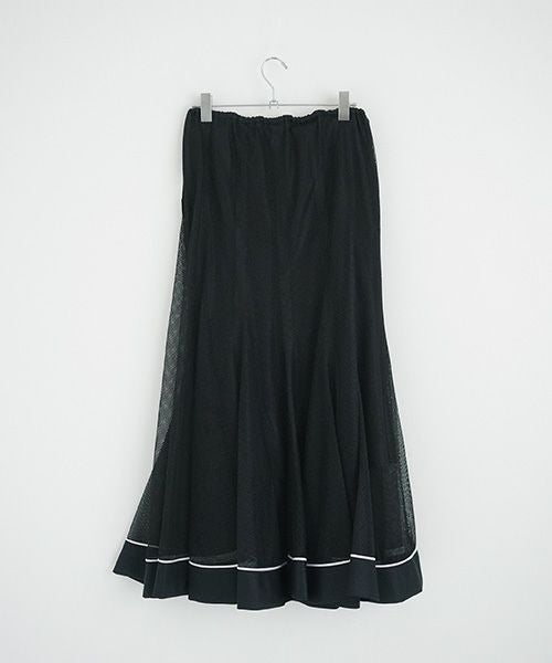 SWANLAKE スワンレイク .メッシュチューリップスカート [SK-1251/BALCK]