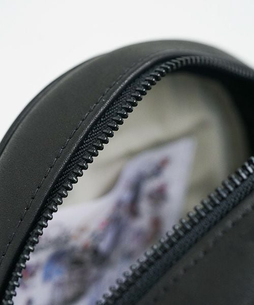 macromauro マクロマウロ.NO LETTER BAG CIRCLE M [BLACK]_