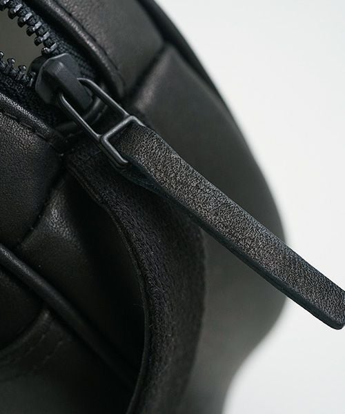 macromauro マクロマウロ.NO LETTER BAG CIRCLE M [BLACK]_