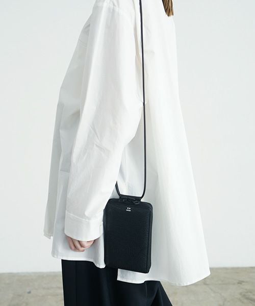 macromauro マクロマウロ.HORSE SHOULDER WALLET [BLACK]_