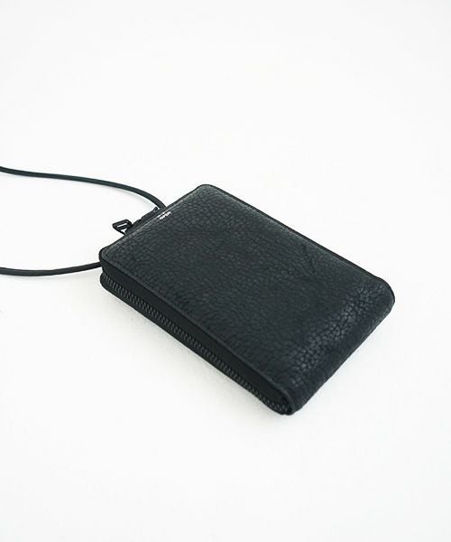 macromauro マクロマウロ.HORSE SHOULDER WALLET [BLACK]_