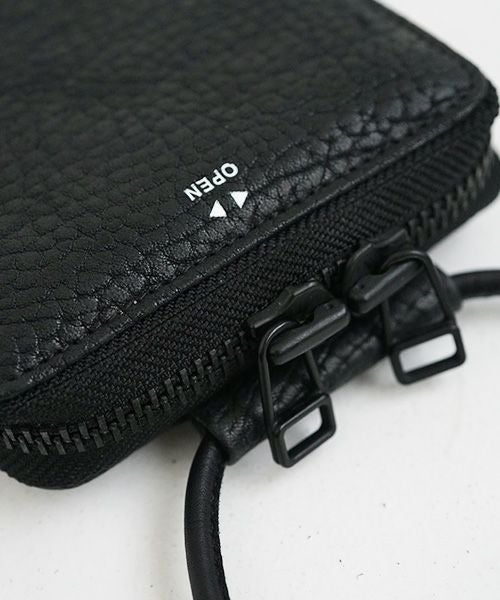 macromauro マクロマウロ.HORSE SHOULDER WALLET [BLACK]_