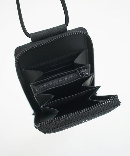 macromauro マクロマウロ.HORSE SHOULDER WALLET [BLACK]_