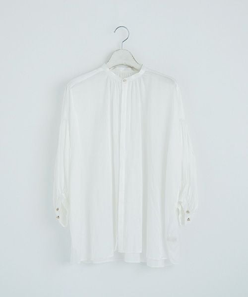 スズキタカユキ bishop-sleeve blouse ホワイトA231-03 bishop-sleeve blouse col.white | Re;li