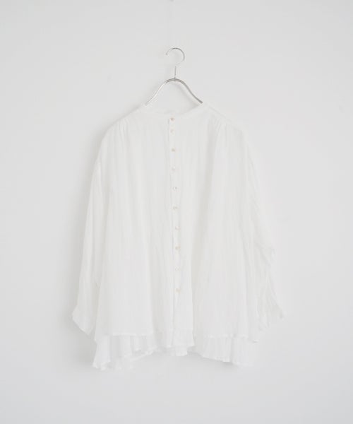 suzuki takayuki スズキタカユキ layered blouse S261-09 オフホワイト