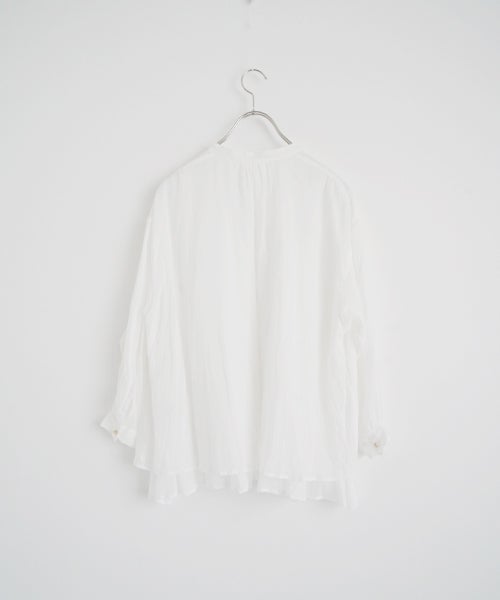 suzuki takayuki／スズキタカユキ > suzuki takayukiスズキタカユキlayered blouse [S261-09/off white]