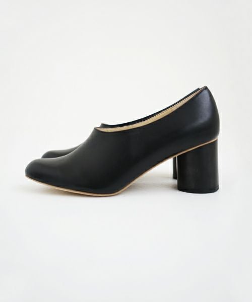 _Fot / フォート / ウッドヒールパンプス _Fot フォート wood heel 65_circle [black]_