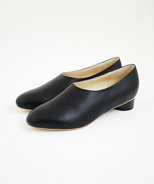 _Fot.フォート.wood heel 25_circle [black]_