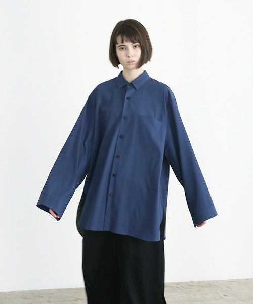VUy.ヴウワイ.two slit shirt vuy-a23-s01[BLUE]_