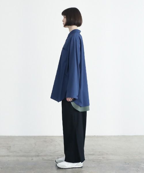 VUy.ヴウワイ.two slit shirt vuy-a23-s01[BLUE]_