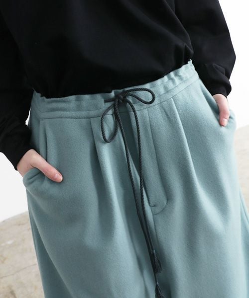 VUy.ヴウワイ.wide silhouette pants vuy-a12-p01[GREEN]_