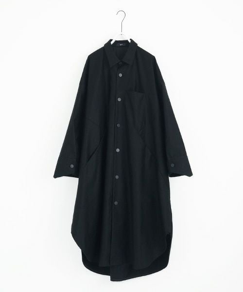 VUy.ヴウワイ.long coat vuy-a12-c02[BLACK]