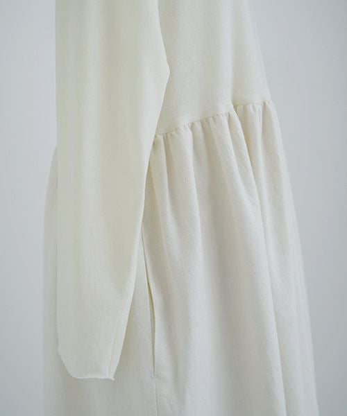 Mochi.モチ.panel dress [ma21-op-03/off white]
