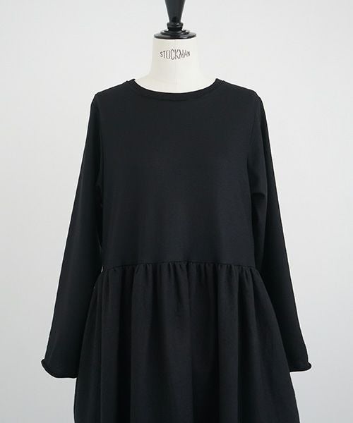 Mochi.モチ.panel dress [ma21-op-03/black]