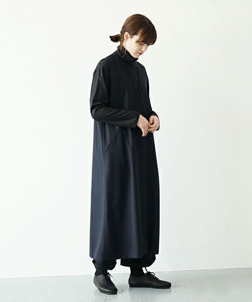 Mochi.モチ.vest dress [ma21-op-04/black]