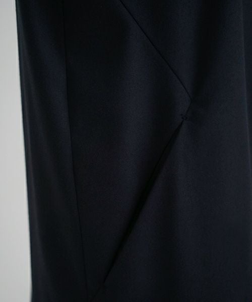 Mochi.モチ.vest dress [ma21-op-04/black]