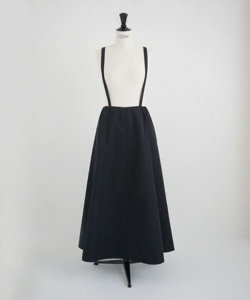Mochi.モチ.panel suspender skirt [ma21-sk-01/black]
