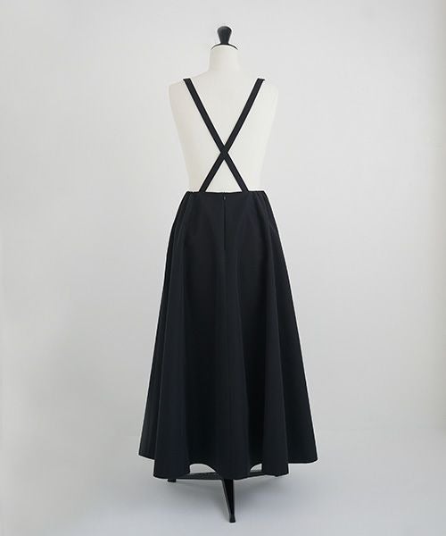 Mochi.モチ.panel suspender skirt [ma21-sk-01/black]