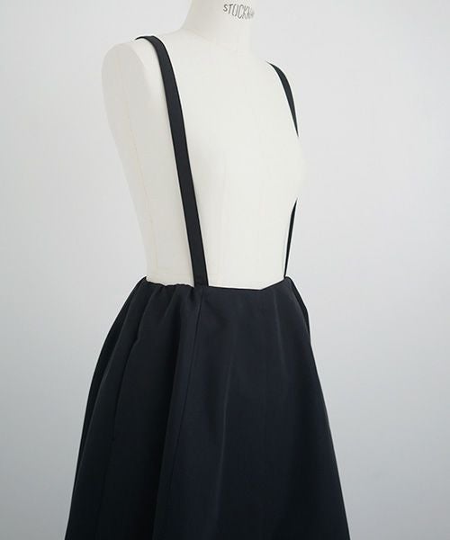 Mochi.モチ.panel suspender skirt [ma21-sk-01/black]