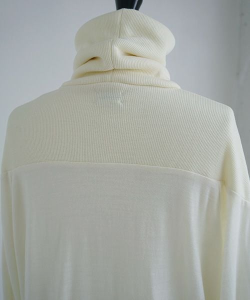 Mochi.モチ.turtleneck knit [ma21-kn-01/off white]