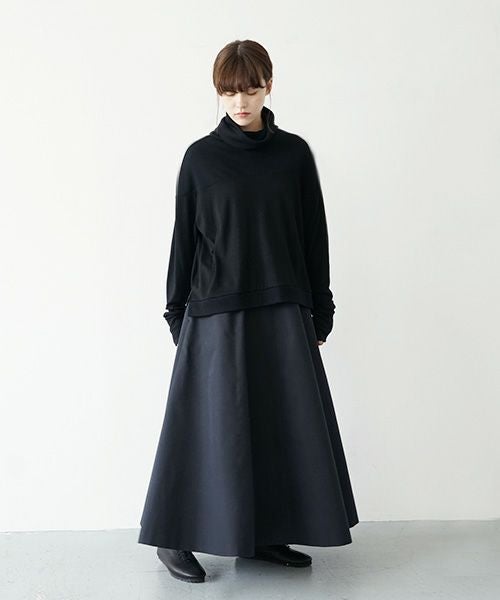 Mochi.モチ.turtleneck knit [ma21-kn-01/black]