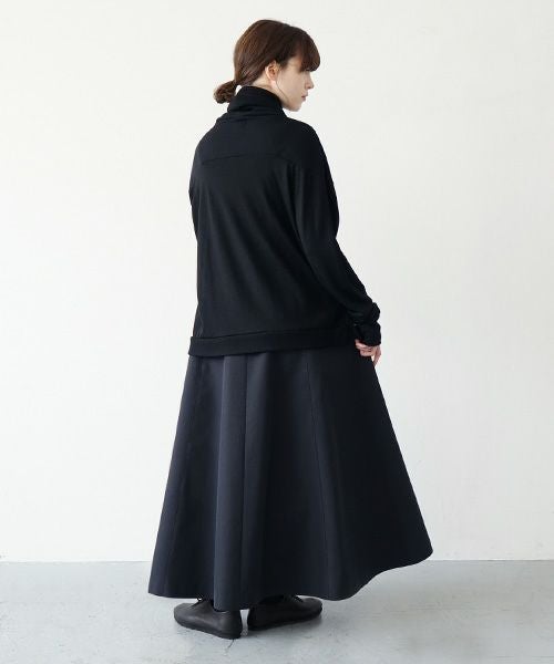 Mochi.モチ.turtleneck knit [ma21-kn-01/black]