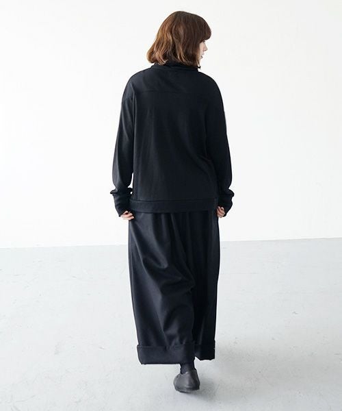 Mochi.モチ.turtleneck knit [ma21-kn-01/black]