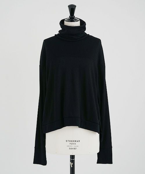 Mochi.モチ.turtleneck knit [ma21-kn-01/black]